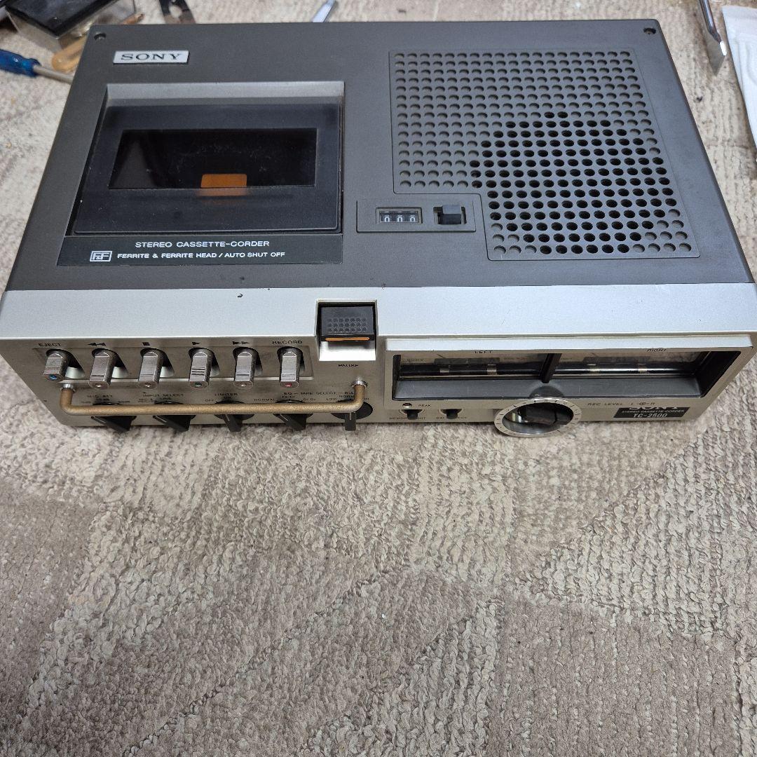 SONY TC-2500 カセットプレーヤー