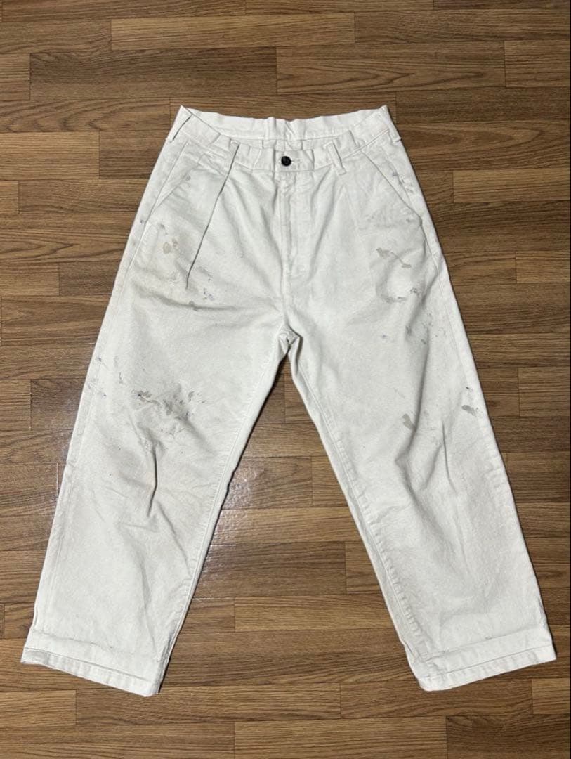 【ANCELLM】ペイントチノトラウザー 【アンセルム】