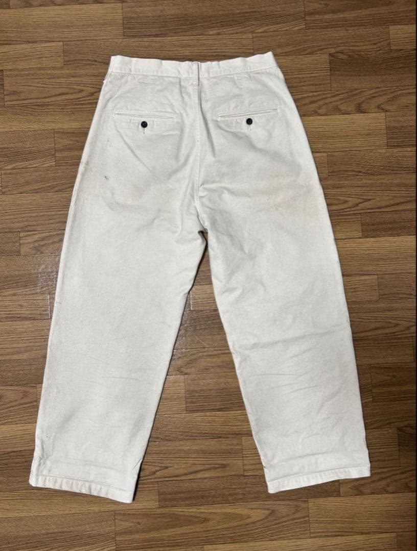 【ANCELLM】ペイントチノトラウザー 【アンセルム】