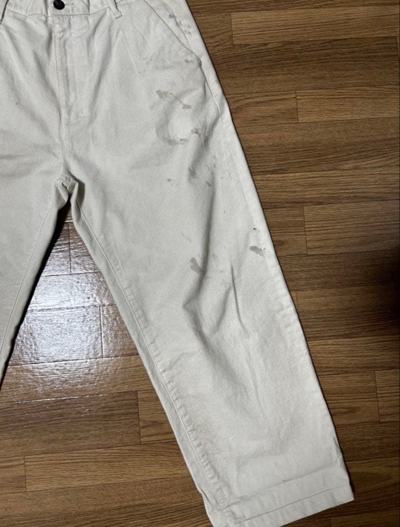 【ANCELLM】ペイントチノトラウザー 【アンセルム】