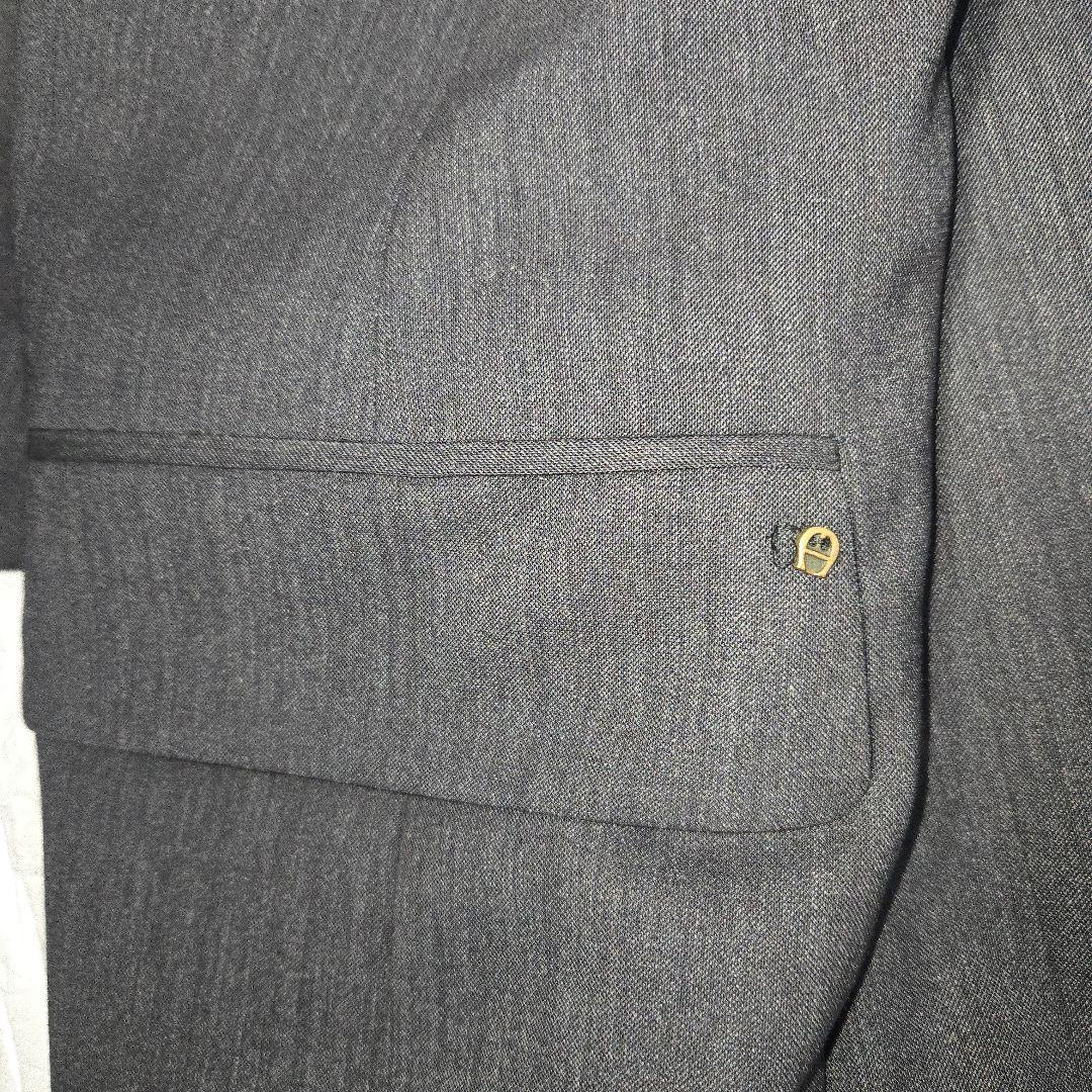 【新品タグ付き✨】AIGNER Zegna 生地 メンズスーツセットアップ 46