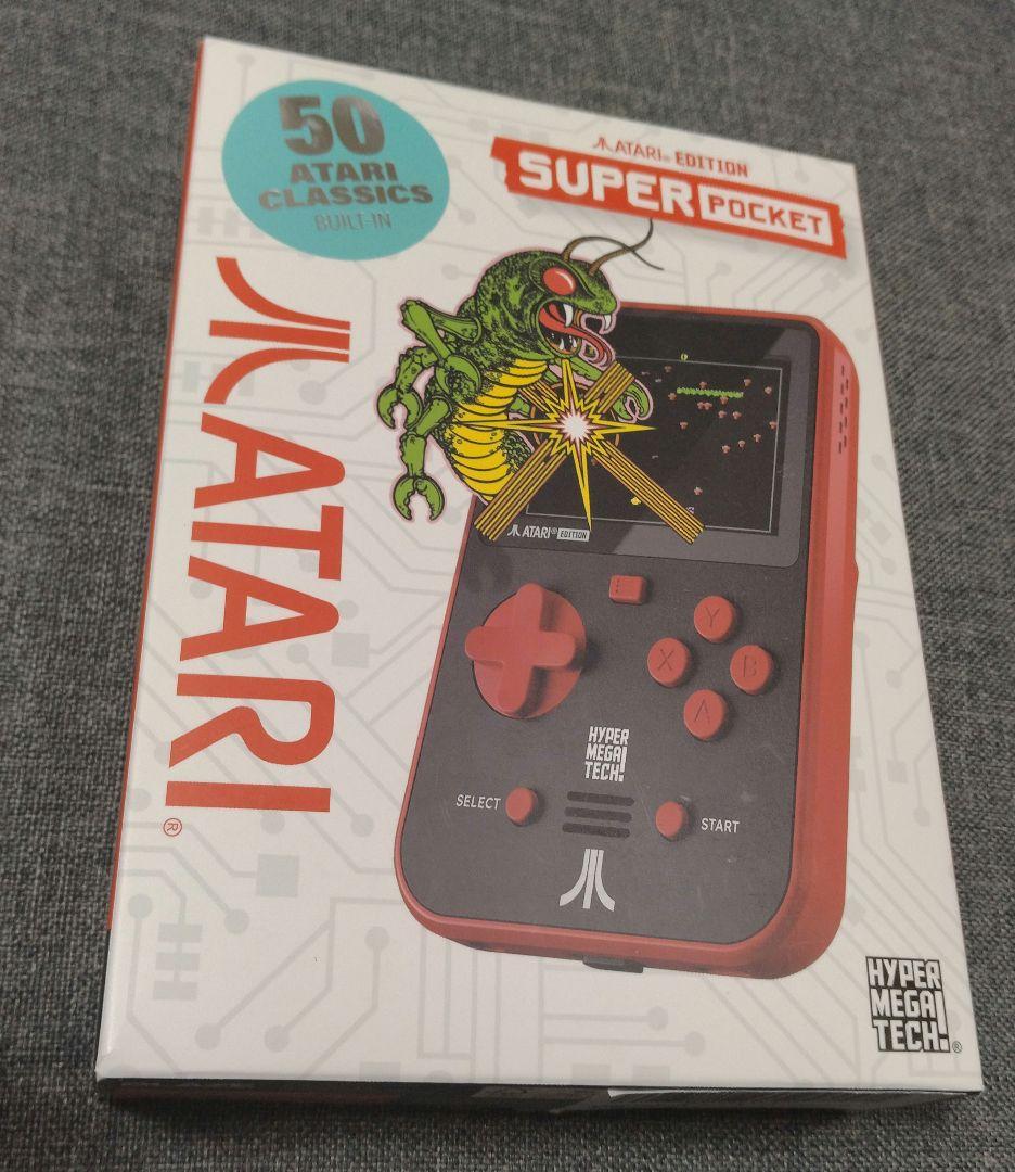 EVERCADE　Atari Super Pocket ポータブルゲーム機 赤
