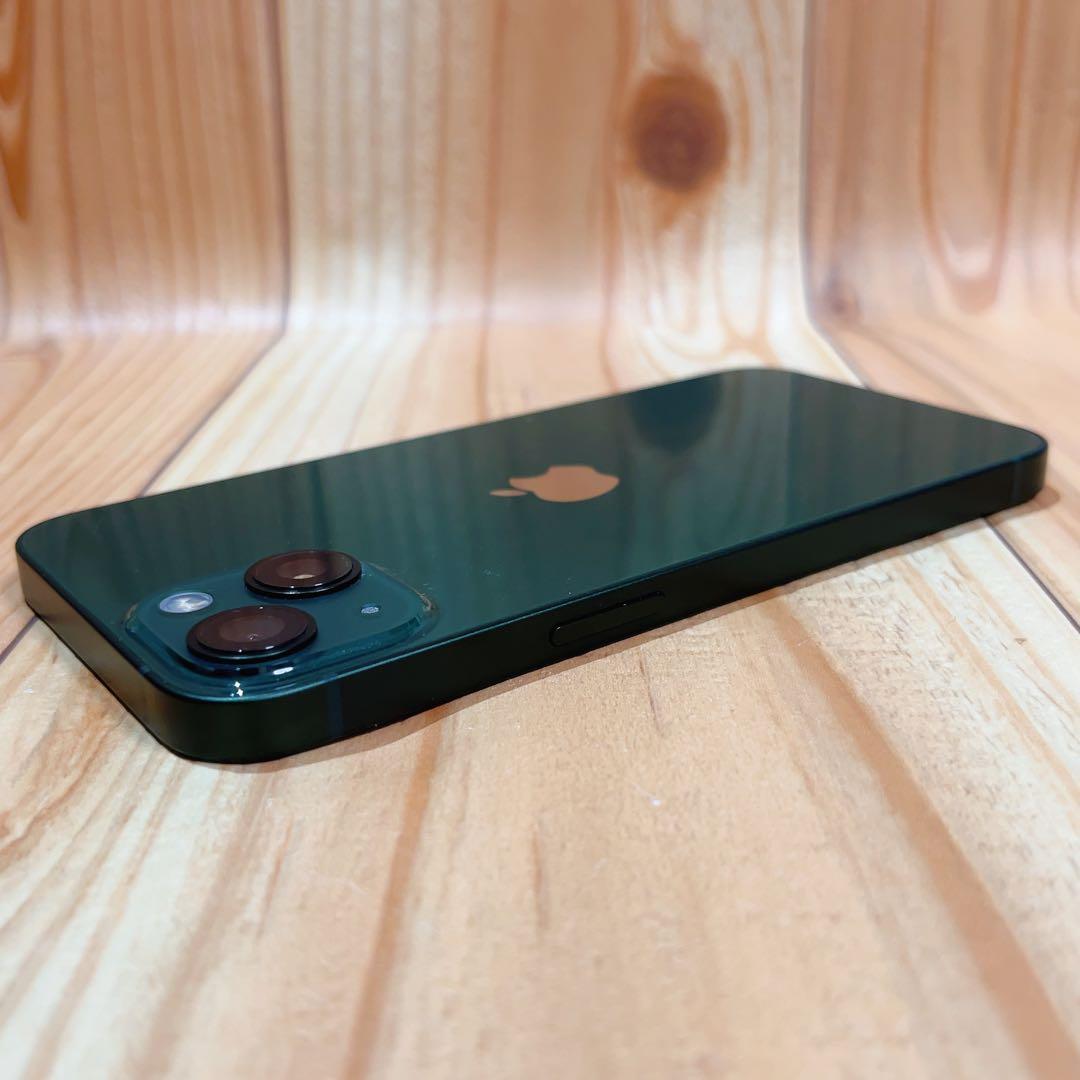 SIMフリー 本体 iPhone 13 128 GB グリーン 534 電池良好