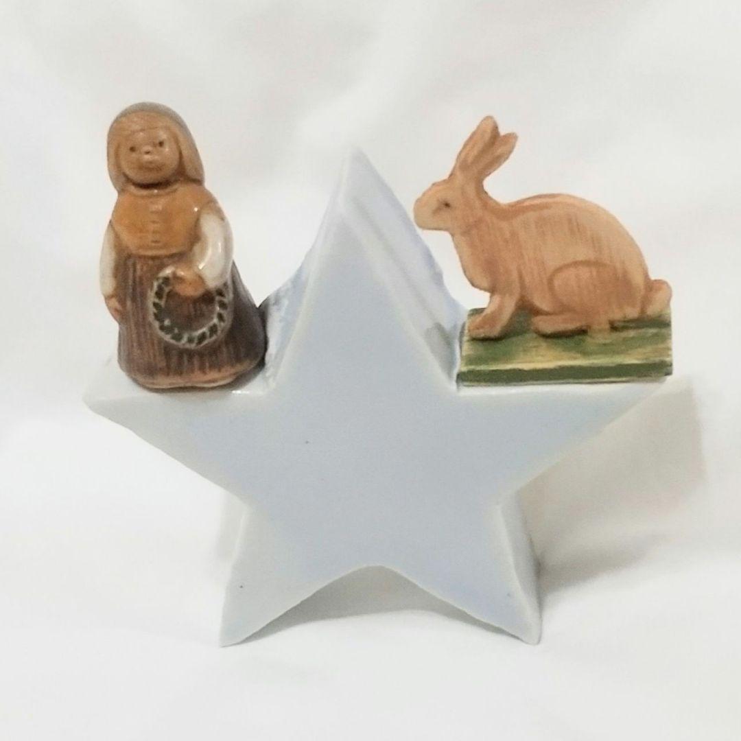 Ruteboルーテボ陶器のミニミニサイズの女の子Turgumma幸運を呼ぶ女の子