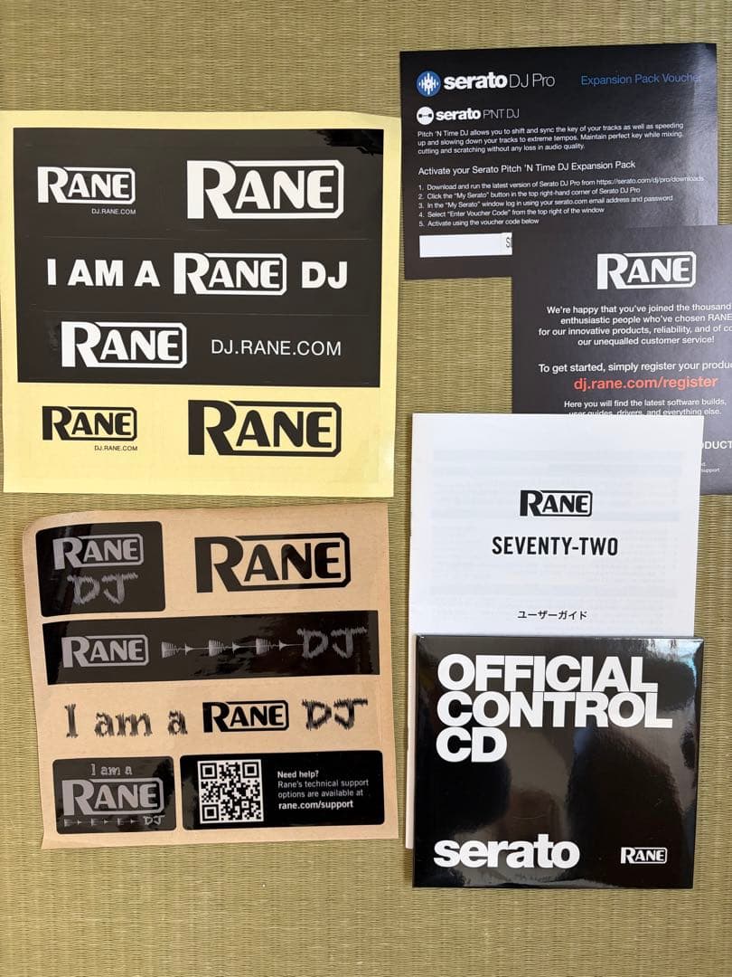 RANE SEVENTY-TWO Serato対応DJミキサー 付属品・元箱あり