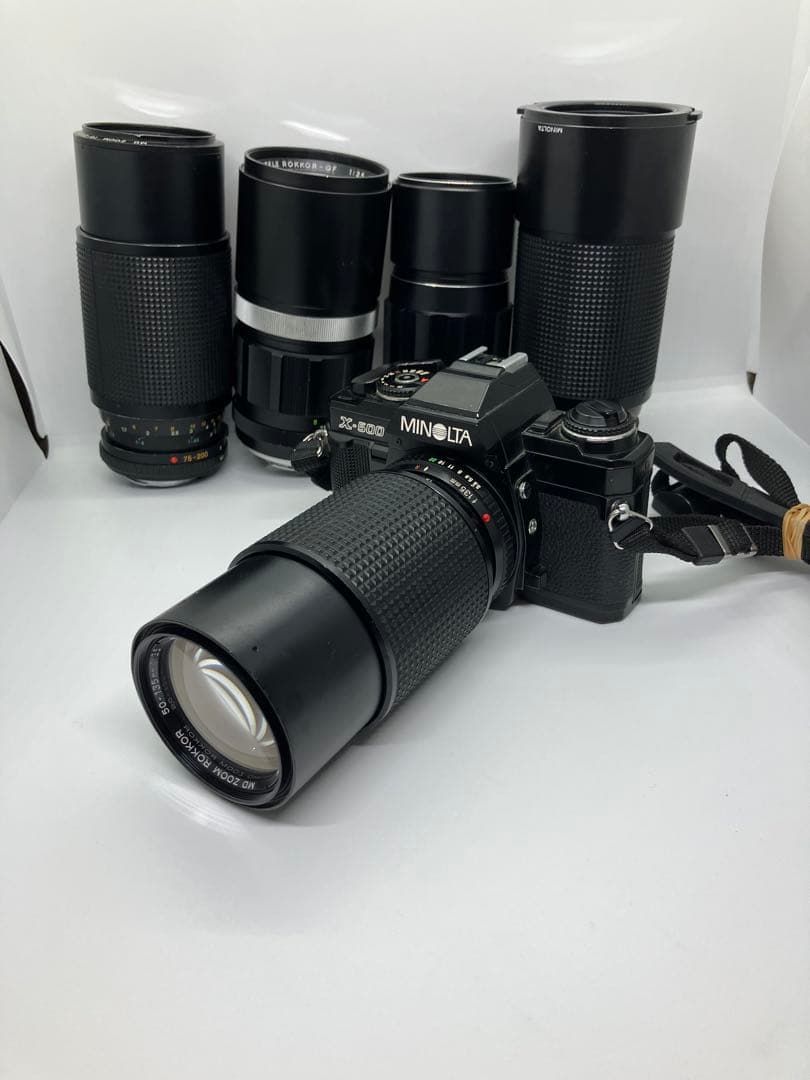 MINOLTA X-500 フィルムカメラ レンズ付き　美品　動作確認済