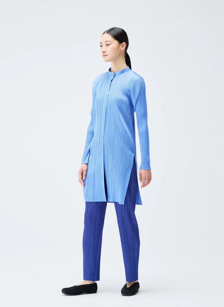 【美品】pleatsplease 長袖シャツ 黒 3