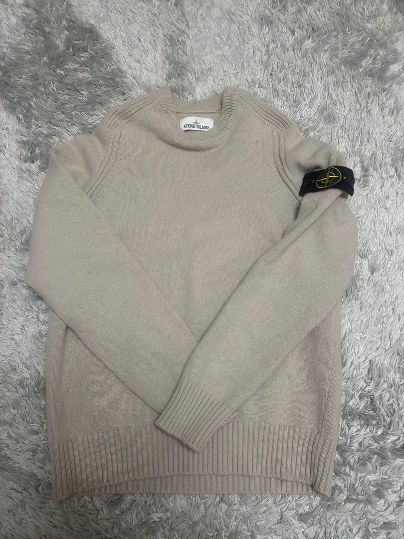 STONE  ベージュ ニットセーター S