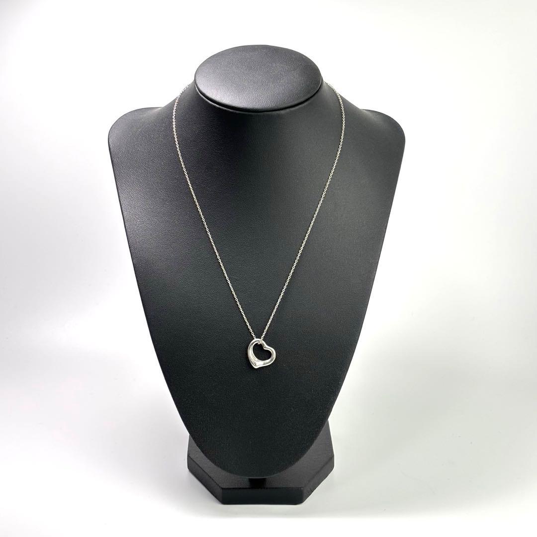 ティファニー オープンハート ペンダント SV ag925 銀製