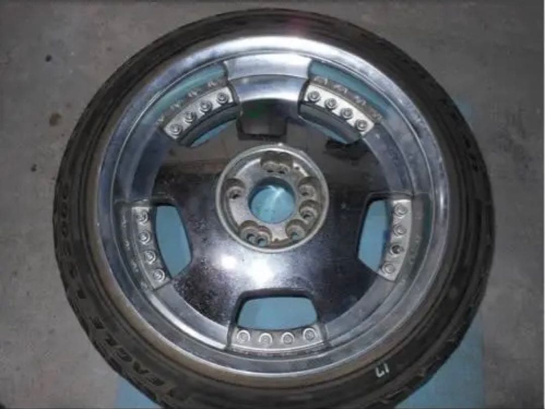 WORK ユーロライン 深リム PCD114.3 ホイール 2本セット