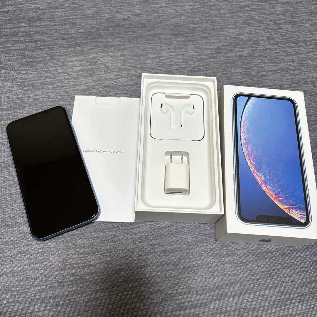 Apple iPhone XRブルー64GB本体