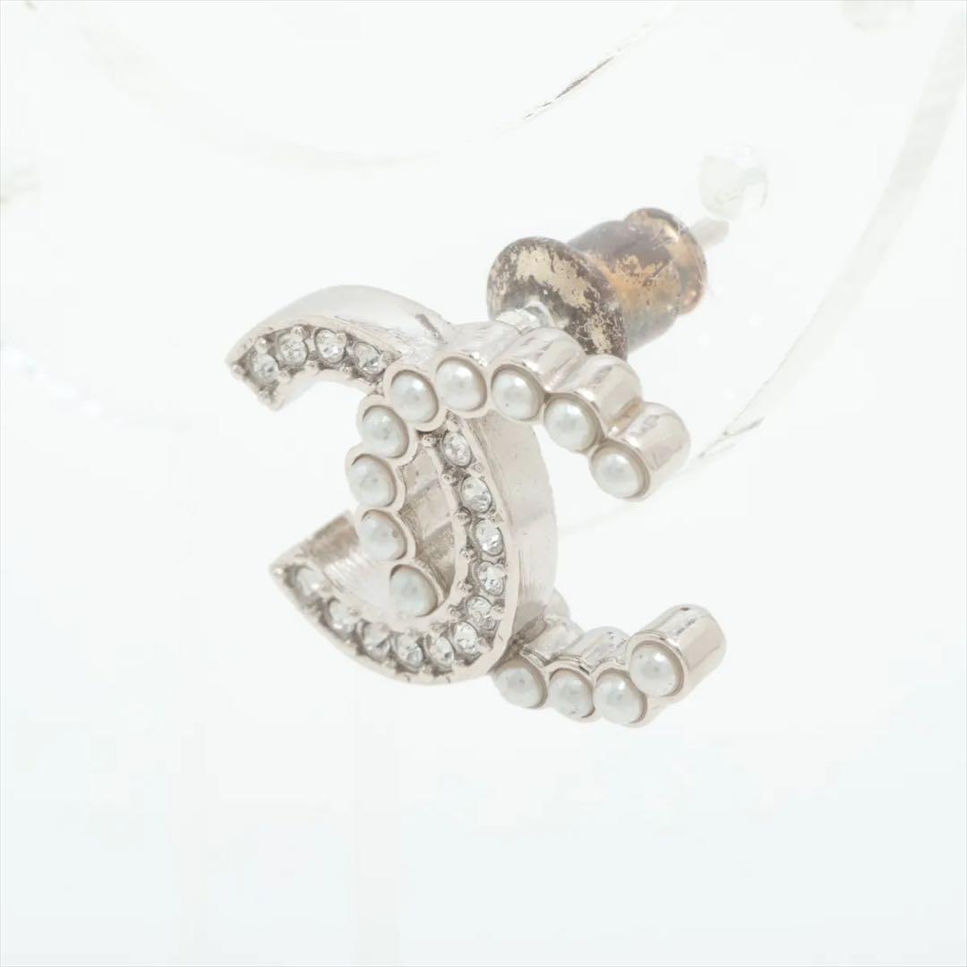 CHANEL ピアス B25V ココマーク　パール　シルバー　ピアス　片耳
