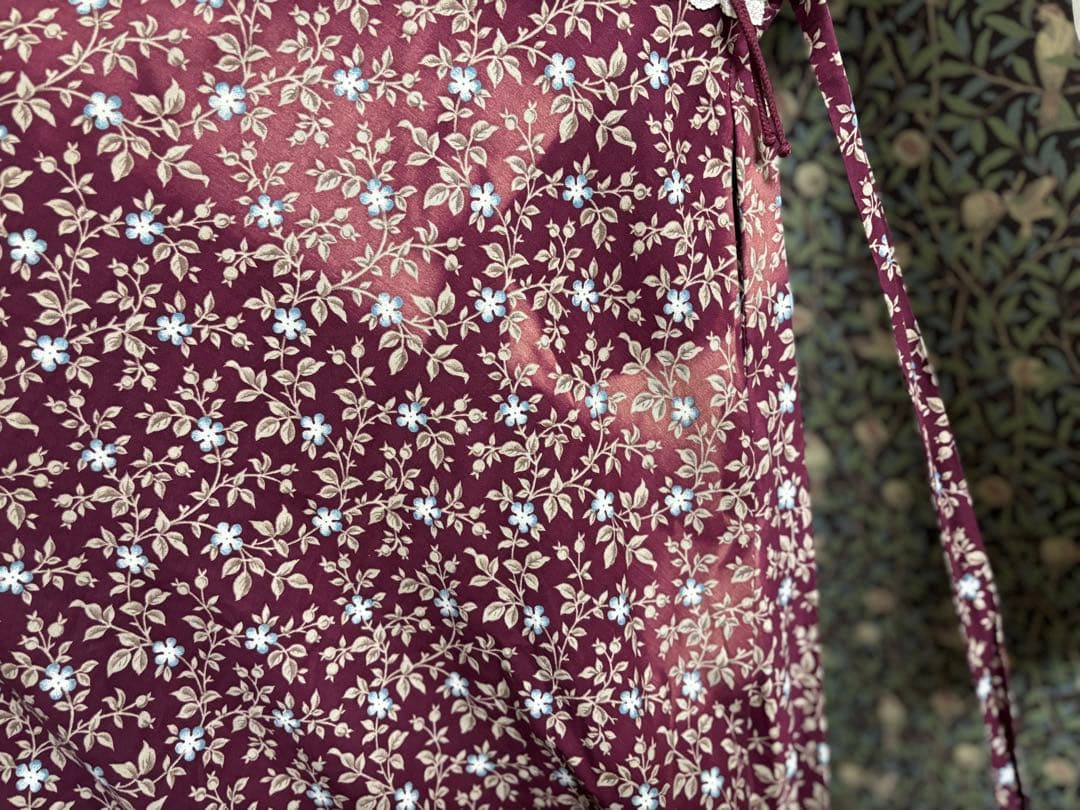 難ありリメイク推奨Gunne Sax 花柄 ヴィンテージ ワンピース