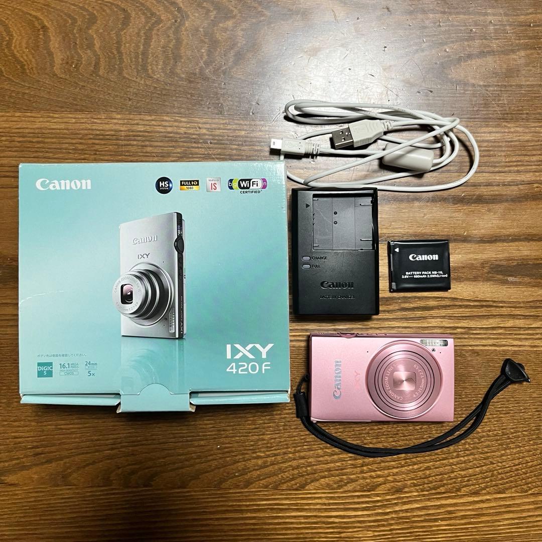 Canon IXY 420F　ピンク キャノン デジタルカメラ