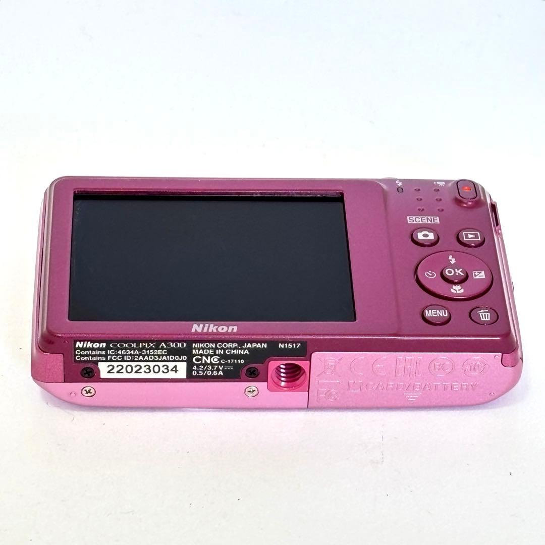 【美品】Nikon coolpix A300 ニコン　デジカメ　ピンク