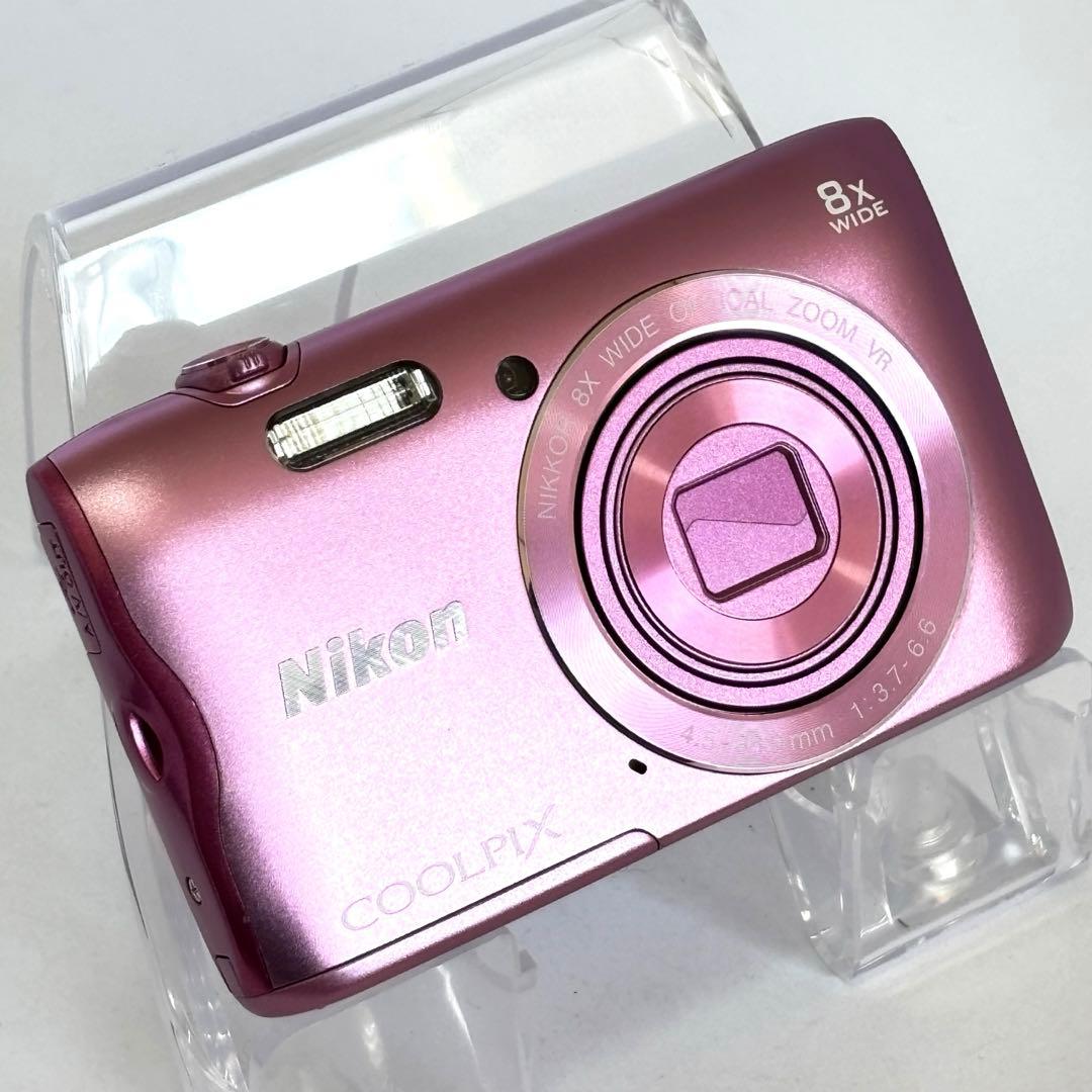 【美品】Nikon coolpix A300 ニコン　デジカメ　ピンク