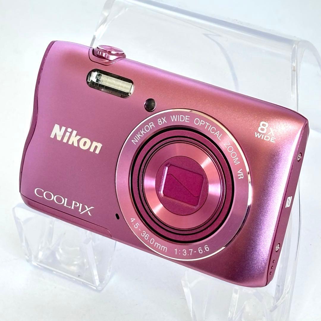 【美品】Nikon coolpix A300 ニコン　デジカメ　ピンク