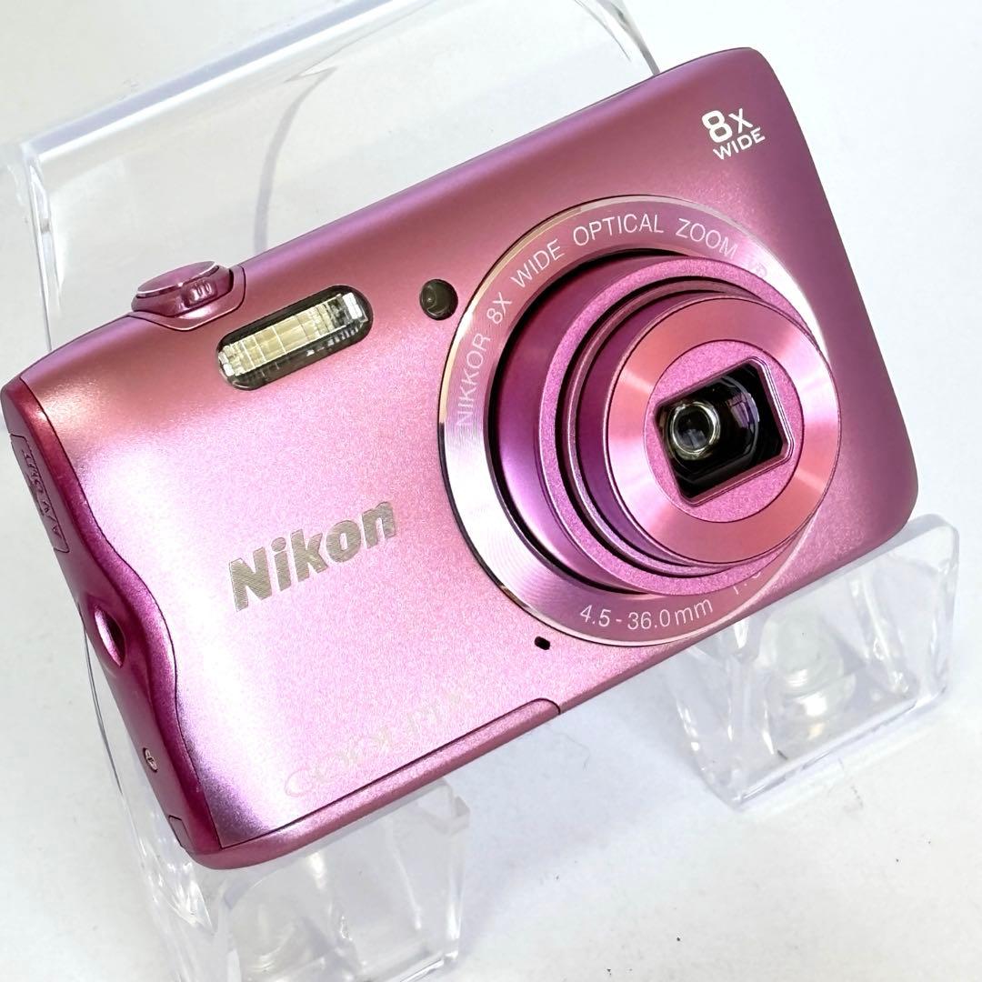 【美品】Nikon coolpix A300 ニコン　デジカメ　ピンク