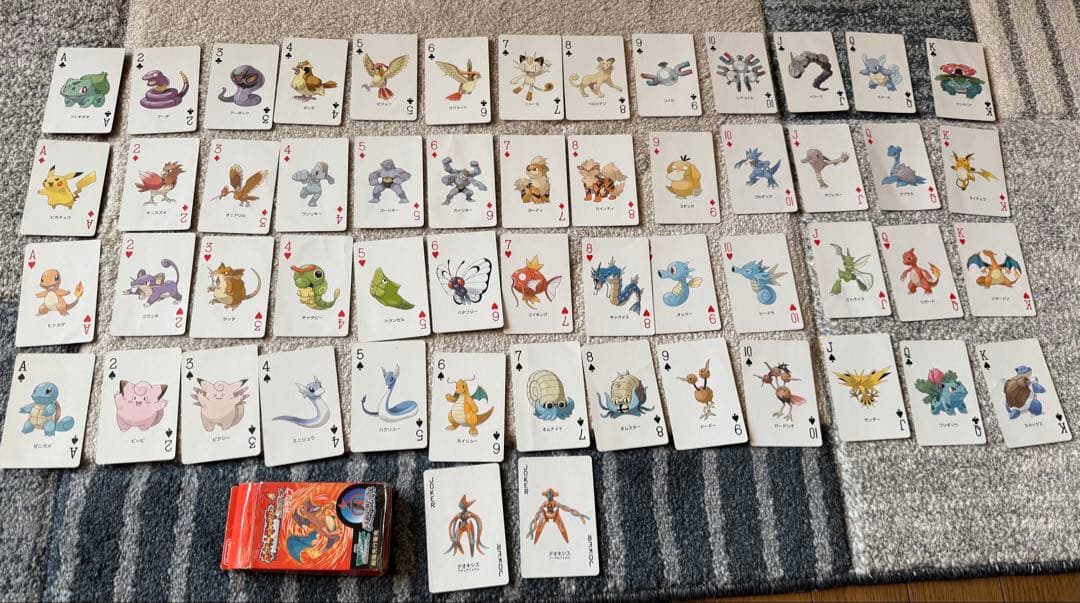 ポケモン 赤 ファイアレッド トランプ 劇場先行販売版 裂空の訪問者デオキシス