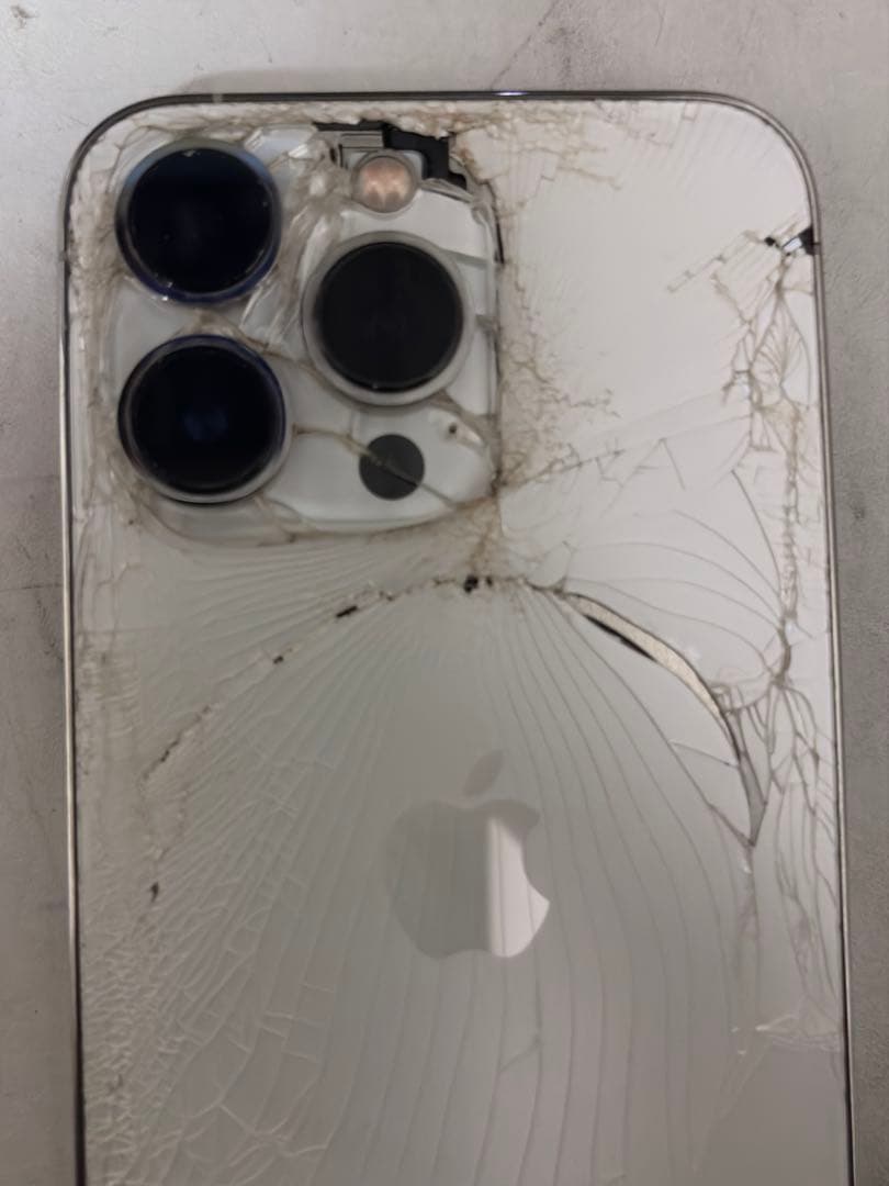 IPhone13Pro 256GB シルバー　画面・背面割れ 部品取り・基板用