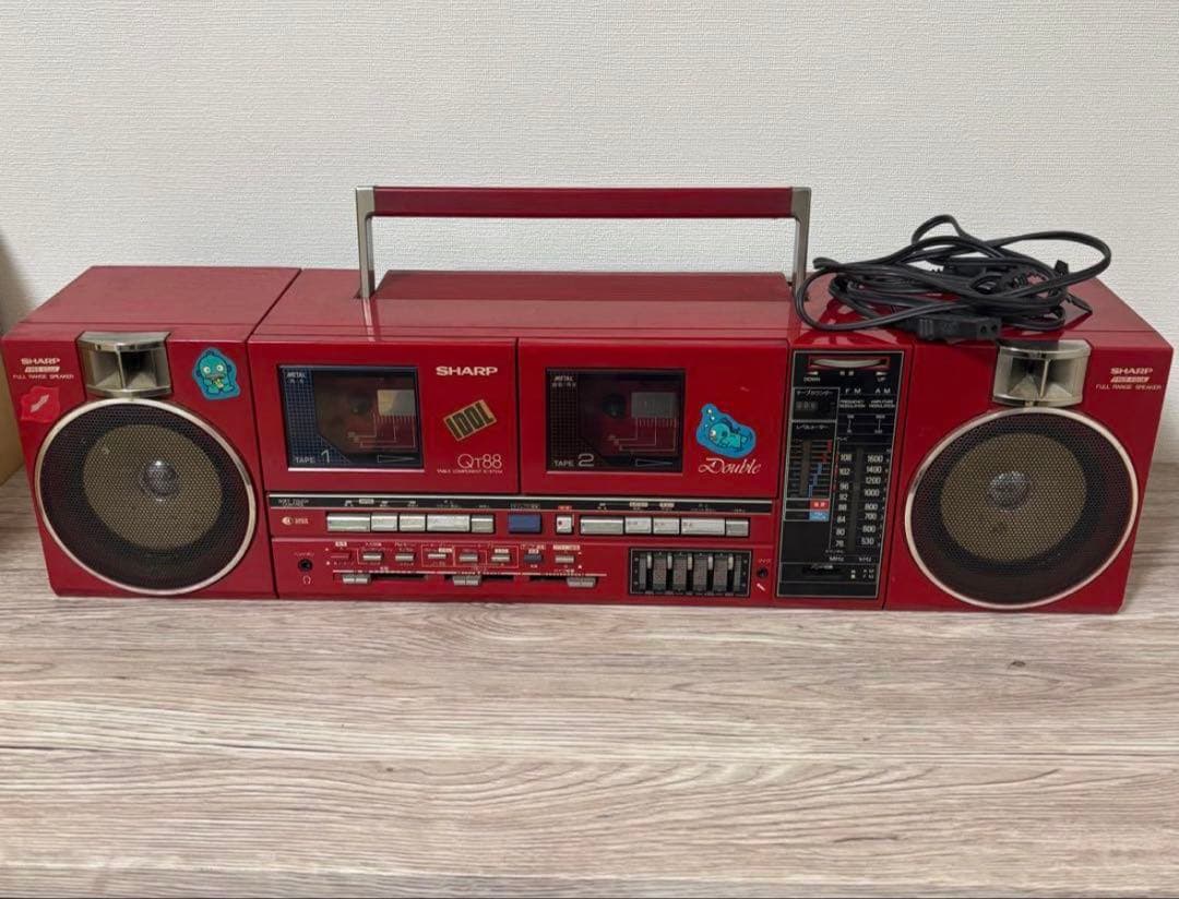 【激レア】SHARP QT-88 MK Ⅱ　 ダブルラジカセ