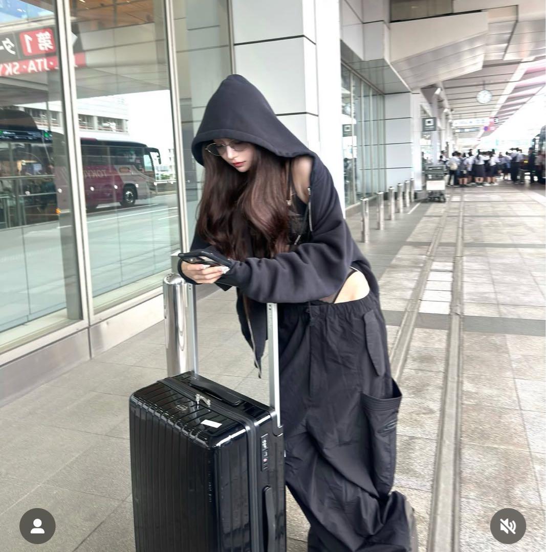 パンツ theredthread S eyelet nylon pants