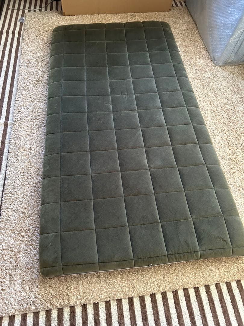 エアウィーブ　四季布団　敷布団 《シングル》カバー限定色オリーブ・グリーン
