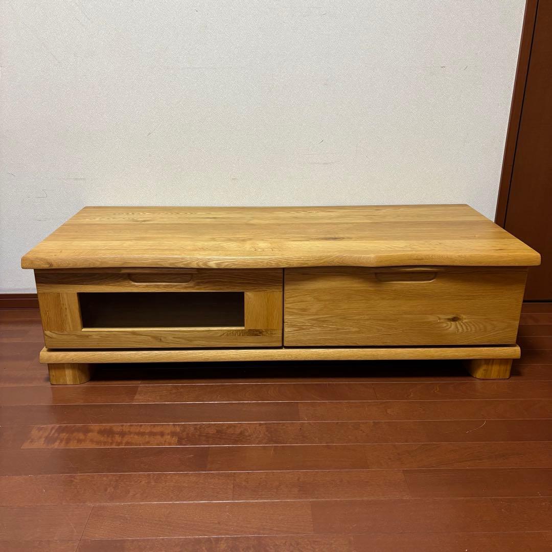 起立木工 天然木 無垢材 テレビボード テレビ台 111cm
