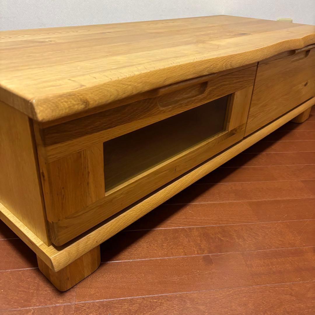 起立木工 天然木 無垢材 テレビボード テレビ台 111cm