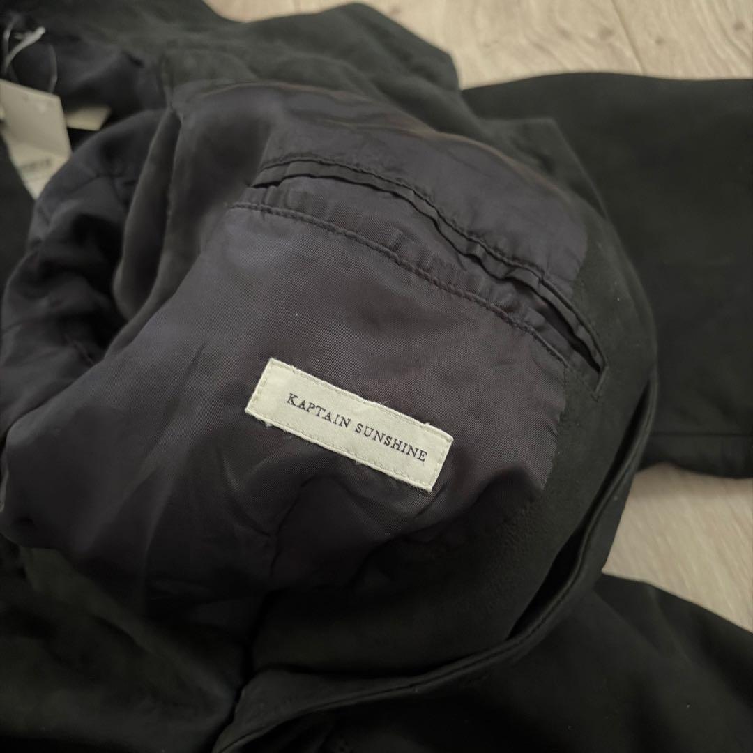 タグ付き　キャプテンサンシャイン　ヌバックレザーテイクイージージャケット