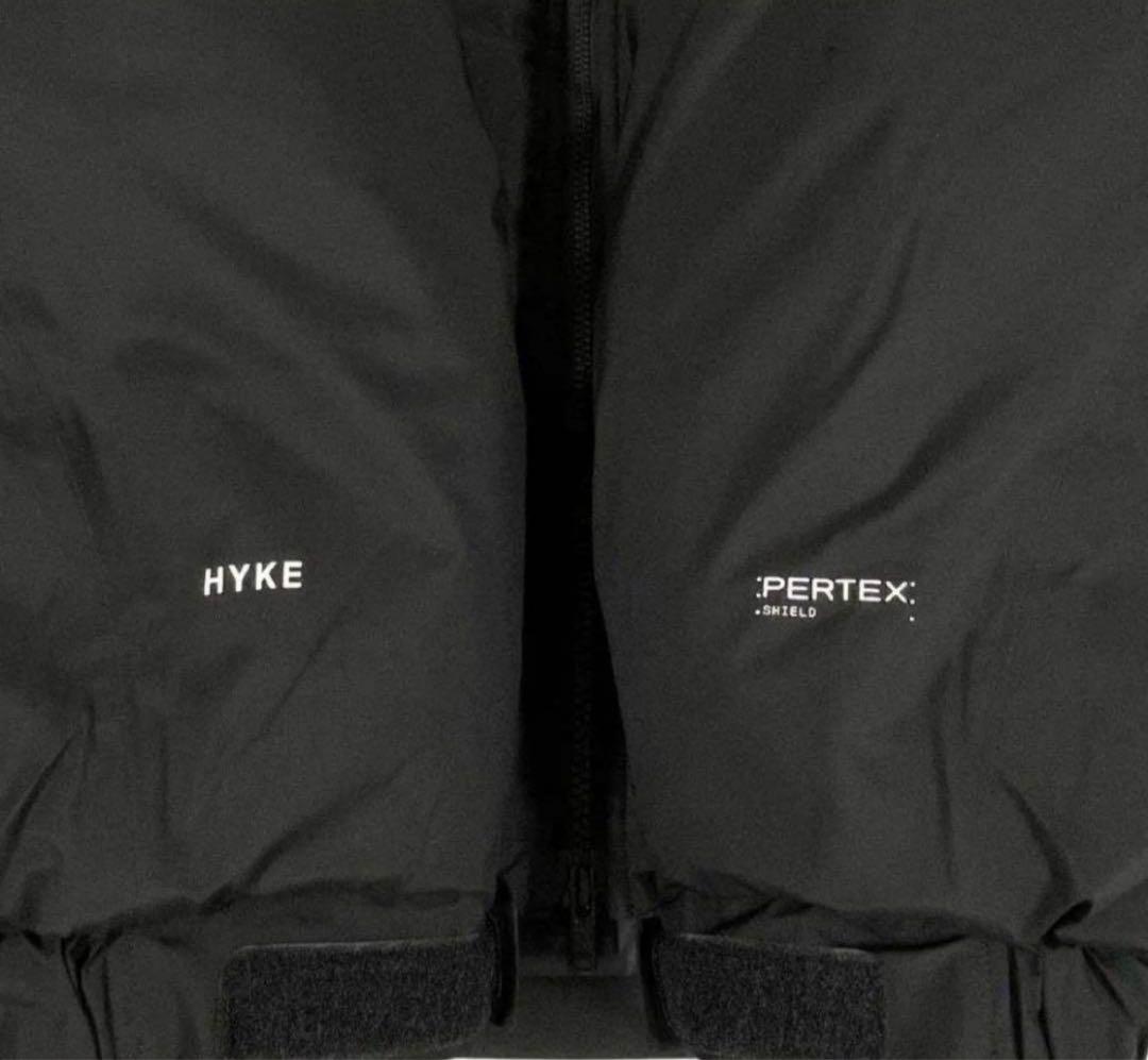 期間限定HYKE pertex puff jacket サイズ3 ブラック　L
