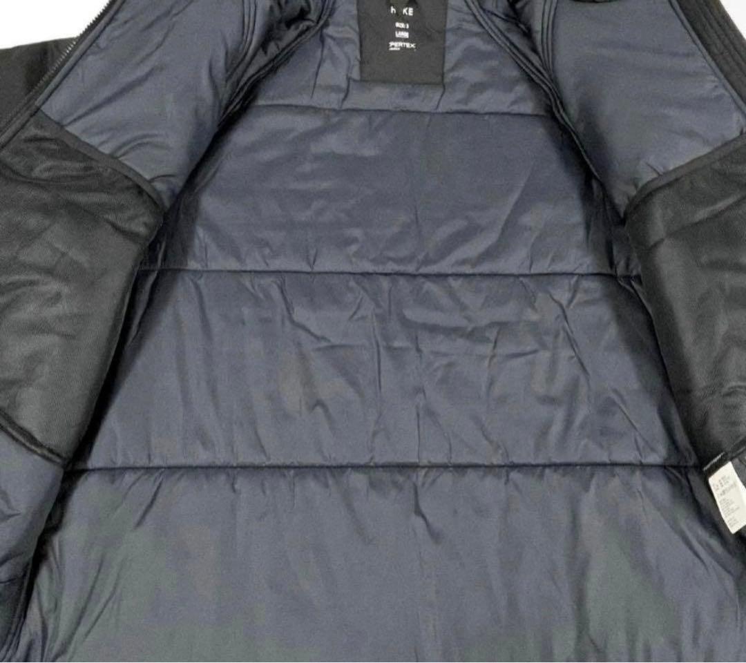 期間限定HYKE pertex puff jacket サイズ3 ブラック　L