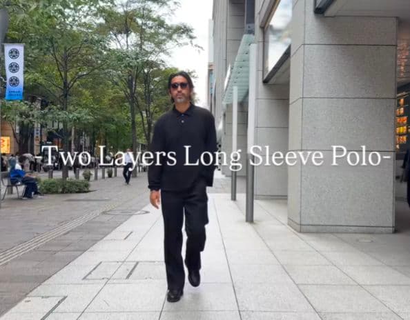 ✦ovy two Layers Long　Sleeve　Polo✦size✦М✦