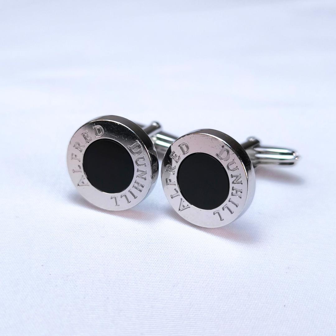 dunhill ダンヒル カフス カフリンクス メンズ スウィヴル式 ロゴボタン