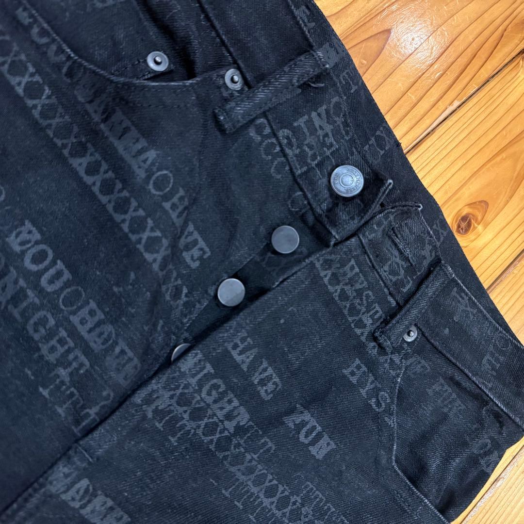 THEE HYSTERIC XXX HAVE FUN TYPE LOGO デニム