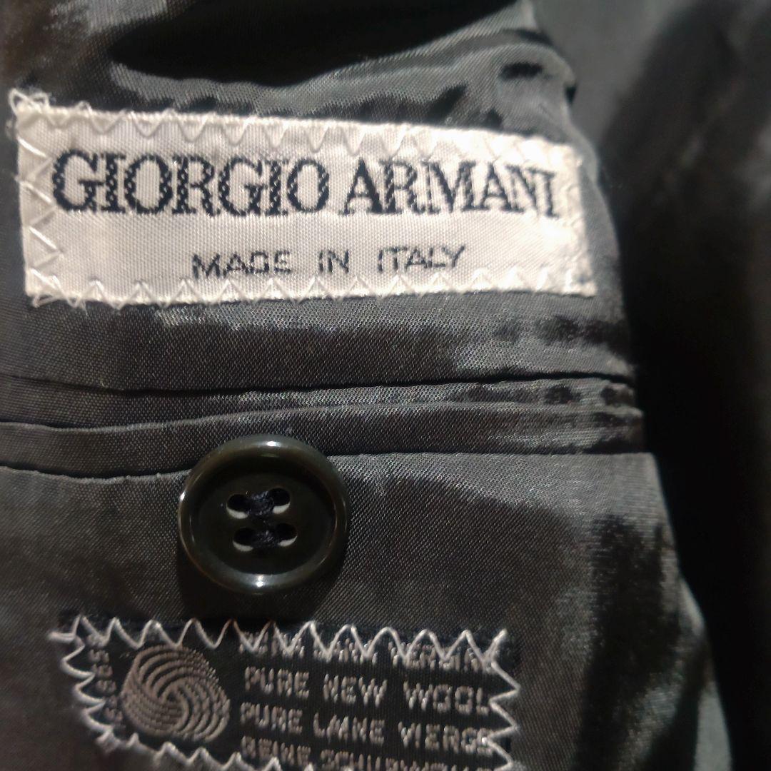 Giorgio Armani ビジネスセットアップスーツ ブラック