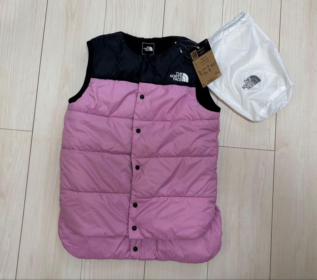 新品未使用THE NORTH FACE ダウンベスト ピンク/ブラック