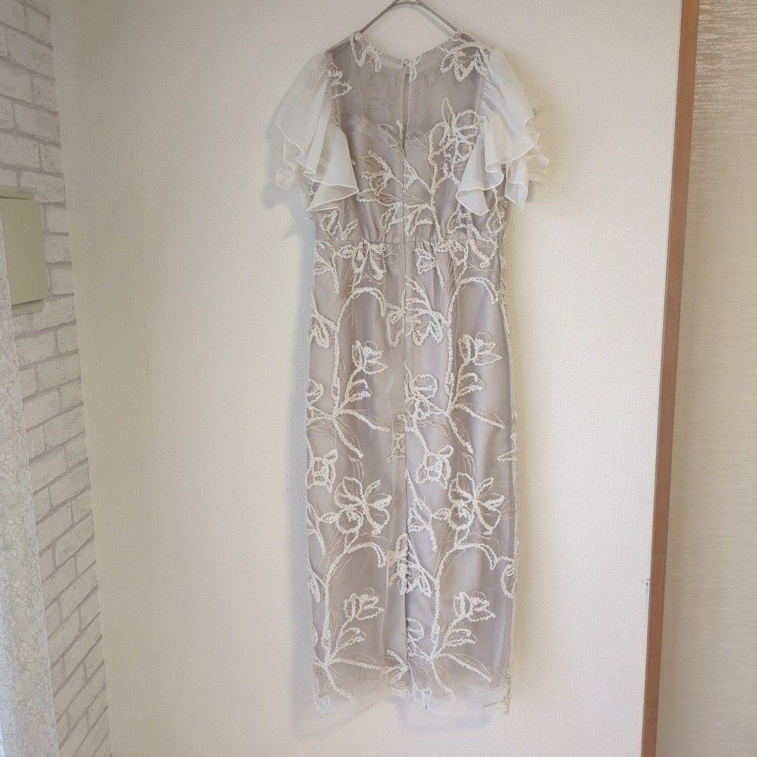 美品 niana ニアナ ワンピース ドレス S 結婚式 お呼ばれ オケージョン