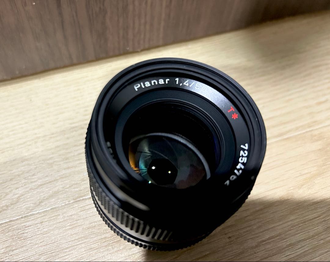 【Carl Zeiss Planar 】T* 50mmF1.4CONTAX革袋付