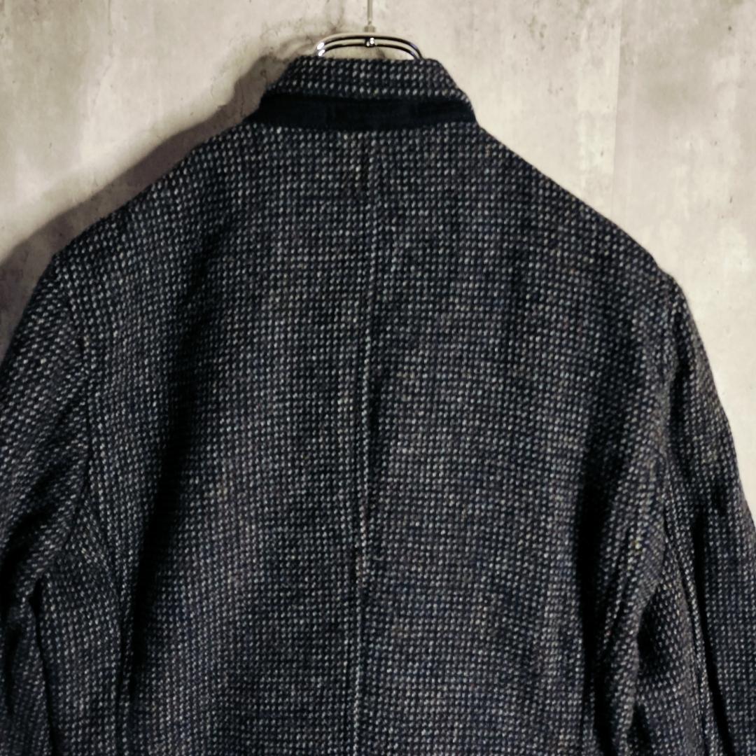 コムデギャルソンオム ハリスツイード パッチワーク テーラードジャケット マルチ