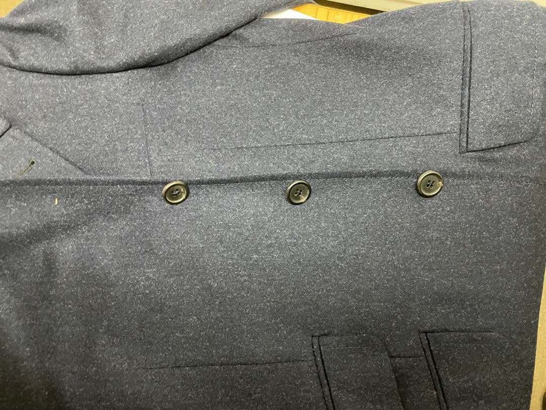 美品 DUNHILL ウールテーラードジャケット 3つボタン ネイビー ダンヒル