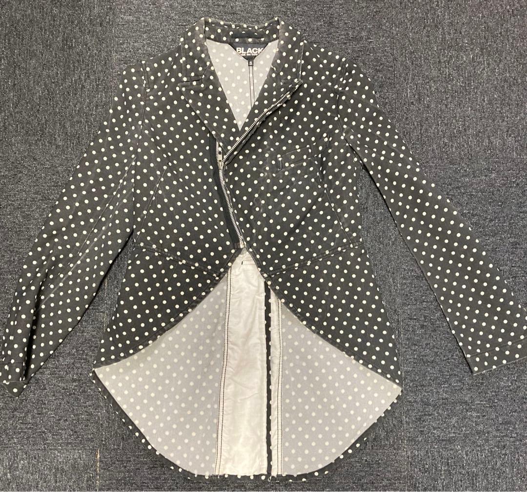 ブラック コムデギャルソン 燕尾 ジャケット タキシード