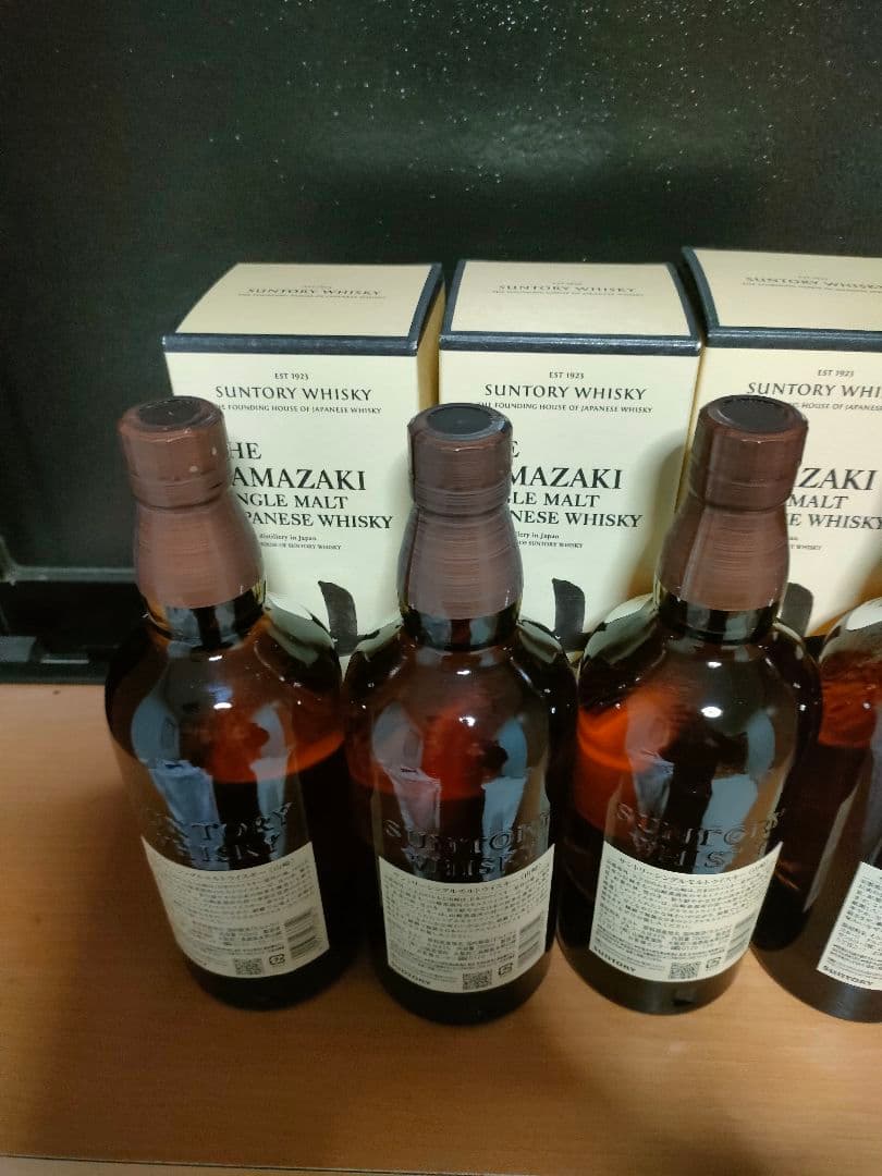 山﨑 NV 5本セット カートン付き 3本 箱無し 2本