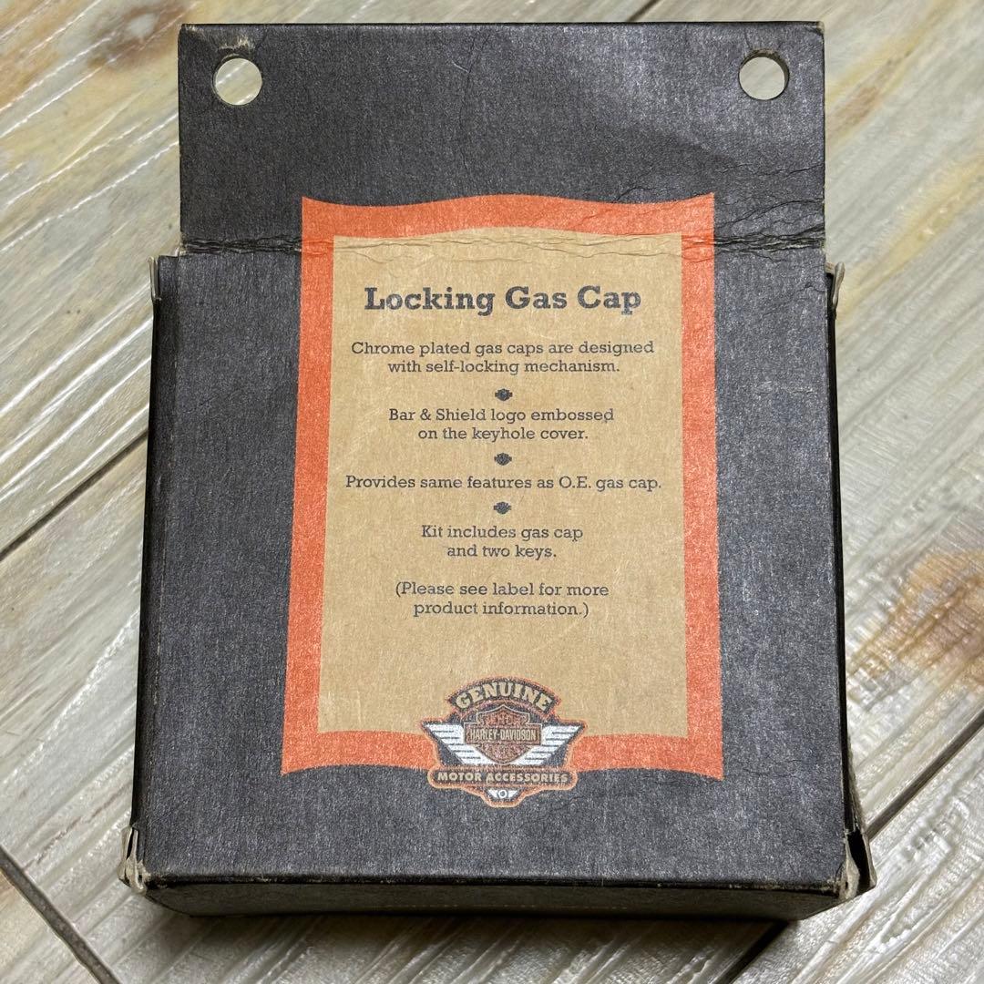 【ハーレーダビッドソン】美品 鍵付き ロゴ入り ガソリンキャップ 未使用 正規品