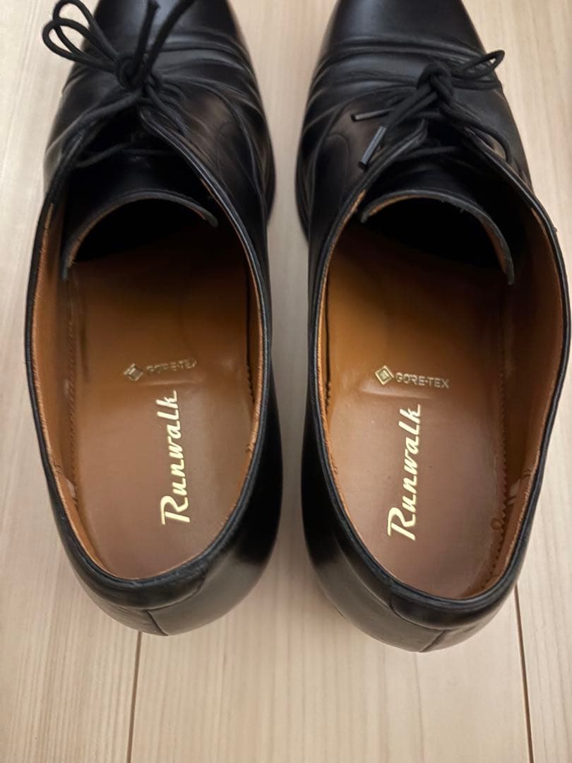 27.5 アシックス　ランウォーク　1231A054 ブラック　ゴアテックス