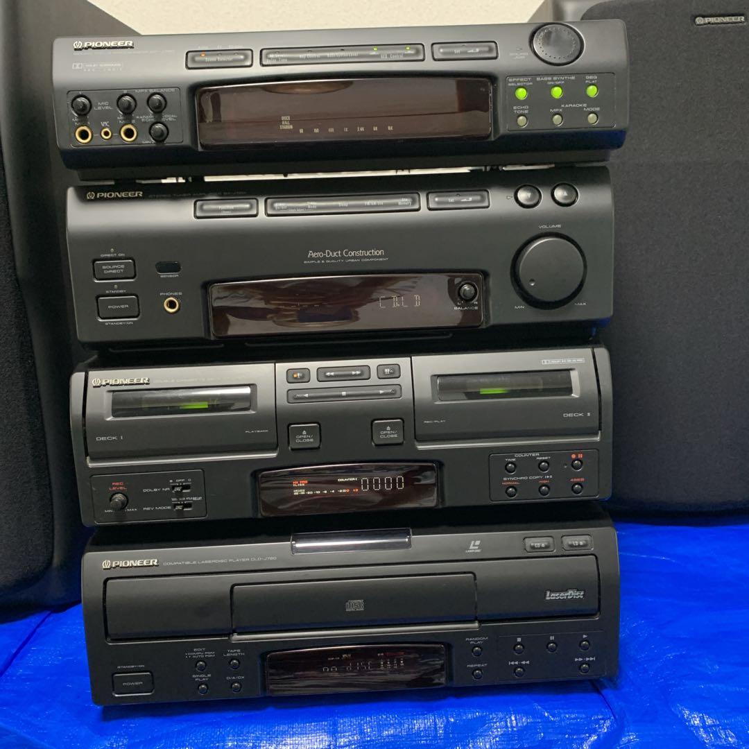Pioneer private AV7 システムコンポ 　カセット使用不可