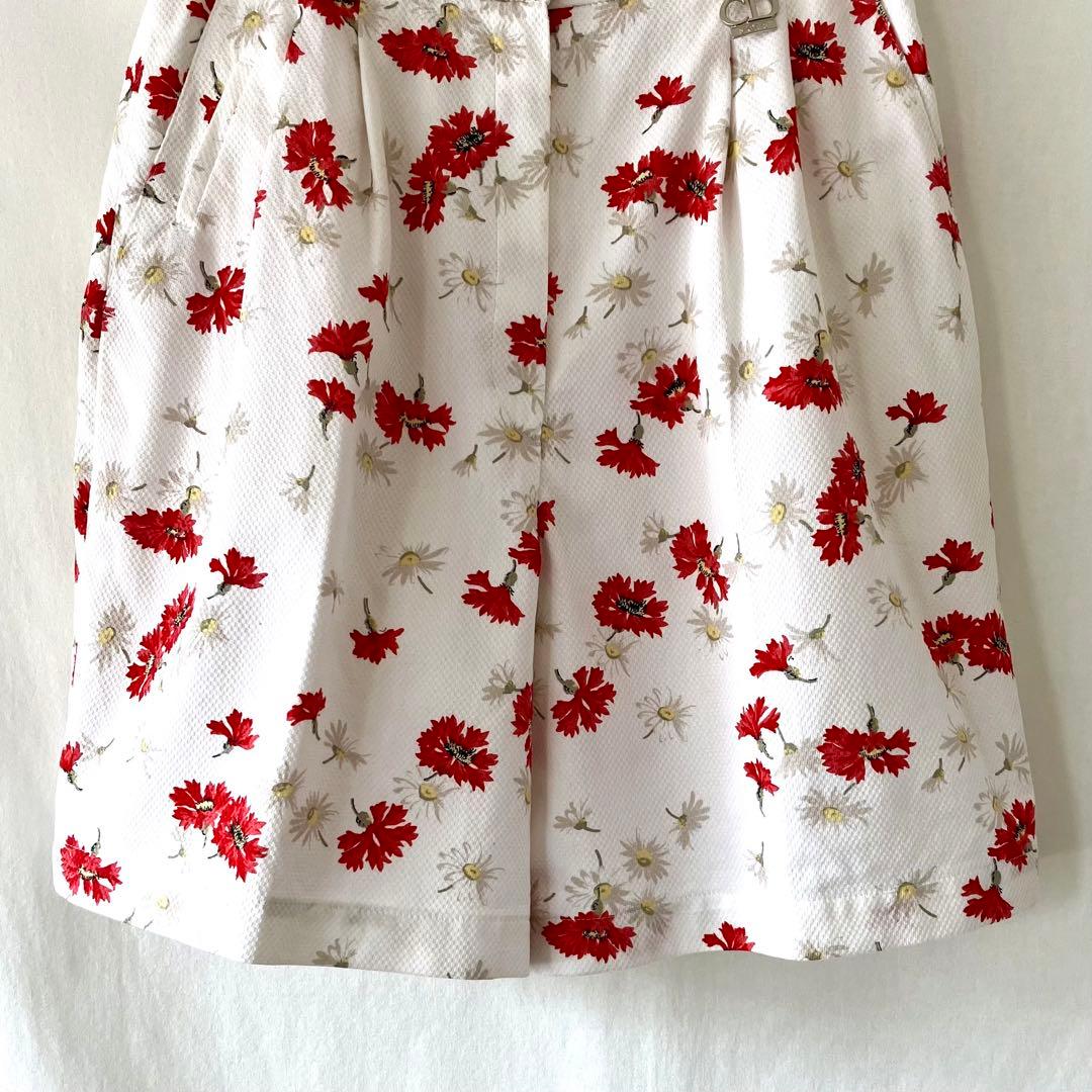 良品 Christian Dior ショートパンツ 花柄 80s vintage
