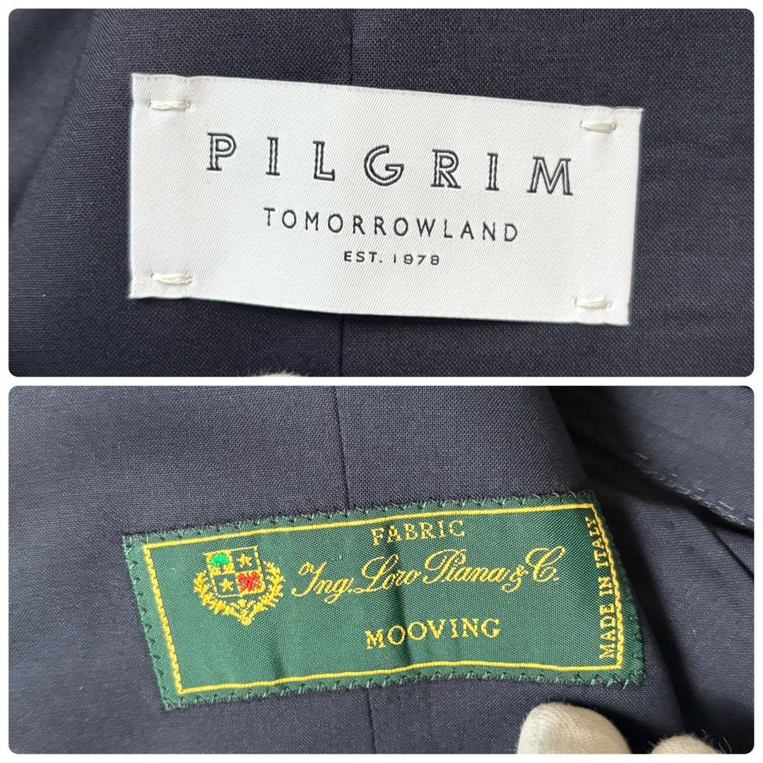 【新品タグ付】定価8.8万 ロロピアーナ トゥモローランド ピルグリム 46 紺