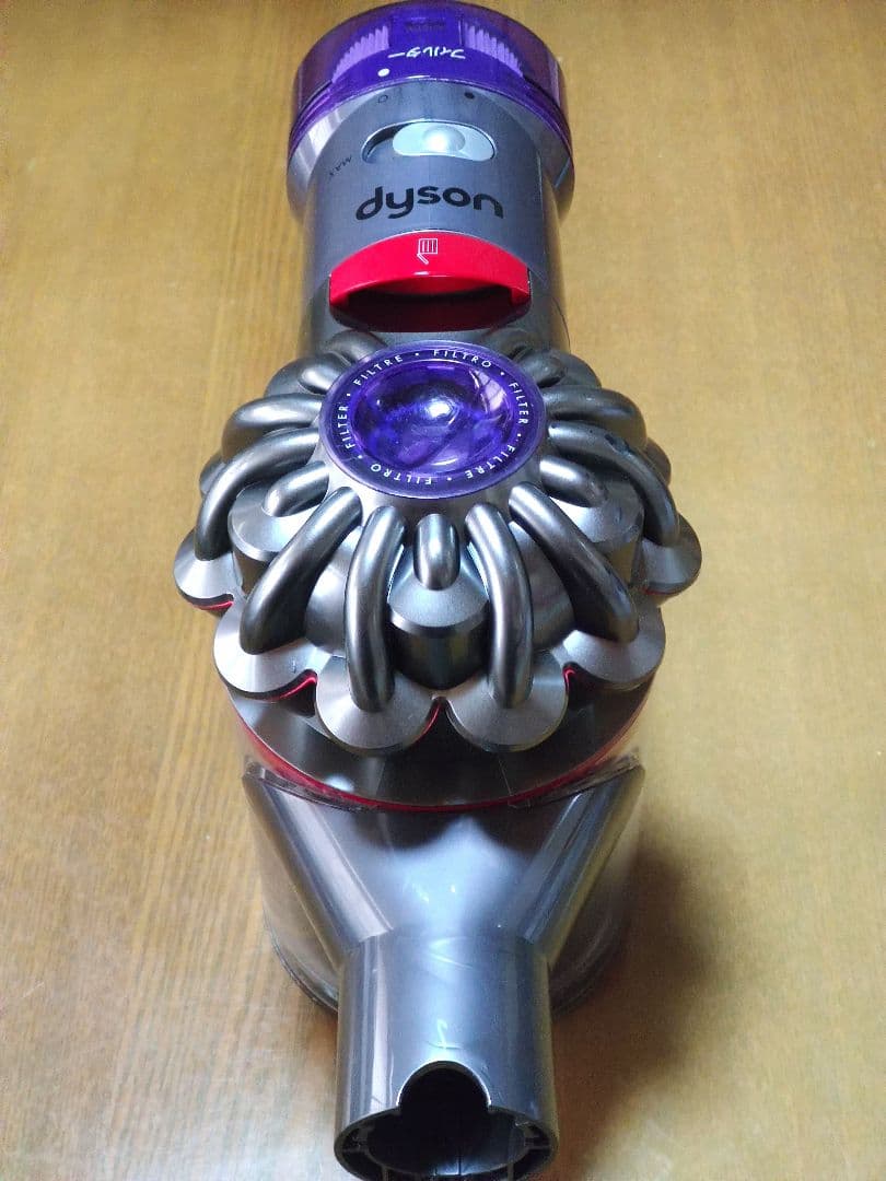 ダイソンV8 SV10K掃除機 完全分解清掃済み動作品 純正バッテリー２つセット