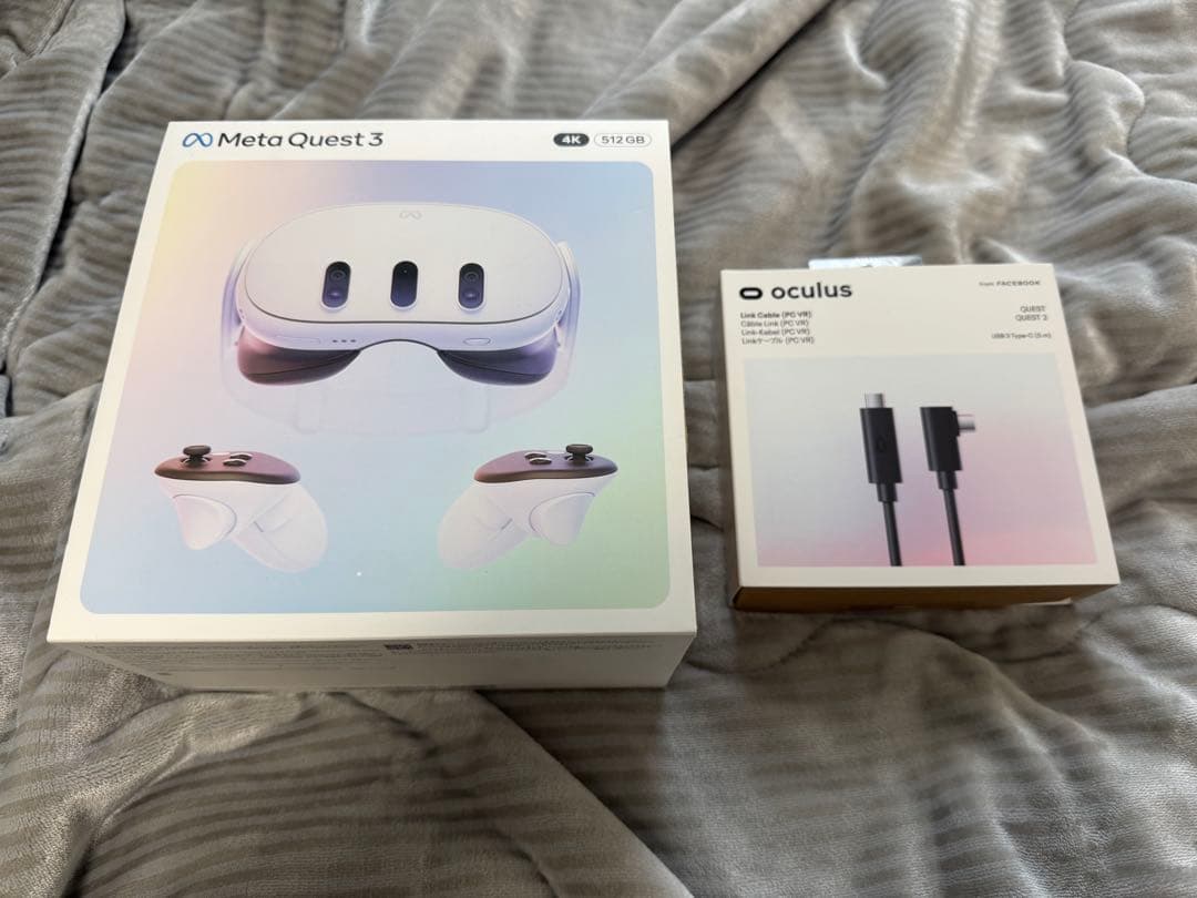  Quest 3 512GB + 純正linkケーブルセット
